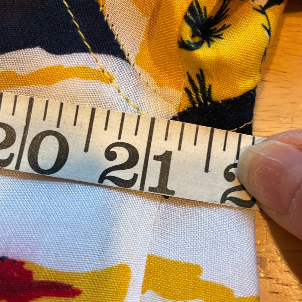 Bugle Boy Classics Women’s Tropical Yellow Hawaiian Shirt XL - Picture 11 of 12